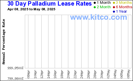 Palladium 30 Tages Leihzinssatz