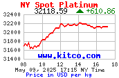 Platinkursentwicklung